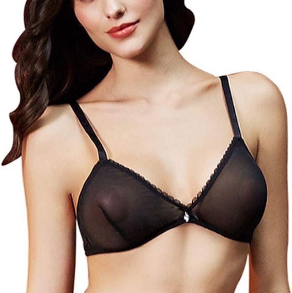 3 Pack Sheer Mesh Wireless Bras